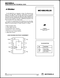 MC100LVEL33DR2 Datasheet