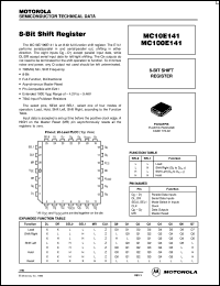 MC10E141FNR2 Datasheet