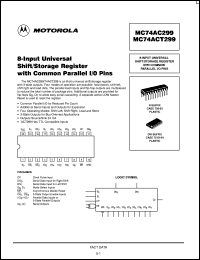 MC74ACT299N Datasheet
