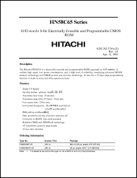 HN58C65P-25 Datasheet