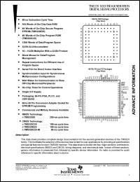 TMS320C25-50FZ Datasheet