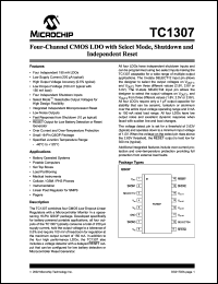 TC1307R-2-5VQRTR Datasheet