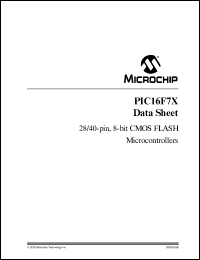 PIC16LF76-I-SP Datasheet