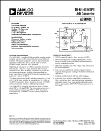 AD9040A-PCB Datasheet