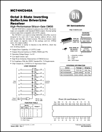 MC74HC540ADW Datasheet