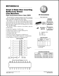 MC74HC541ADTR2 Datasheet