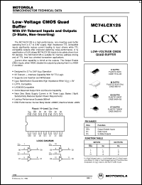 MC74LCX125DTR2 Datasheet