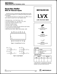MC74LVX125DTR2 Datasheet
