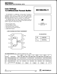 MC100LVEL11DR2 Datasheet