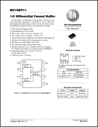 MC10EP11DTR2 Datasheet