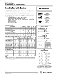 MC10H188MR1 Datasheet