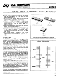 Z8420AC1 Datasheet