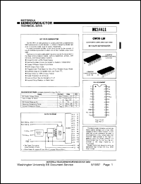 MC14411P Datasheet