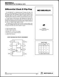 MC100LVEL51DR2 Datasheet