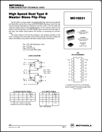 MC10231FNR2 Datasheet