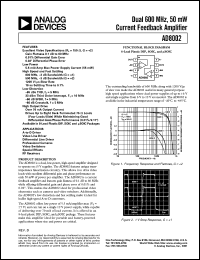 AD8002ARM-REEL7 Datasheet