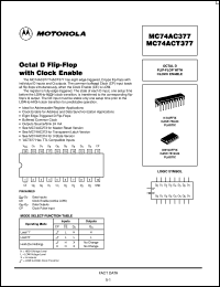 MC74ACT377MR1 Datasheet