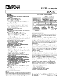 ADSP-2183KSP-115 Datasheet
