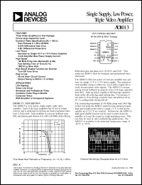 AD8013AR-14-REEL7 Datasheet