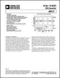 AD9731-PCB Datasheet