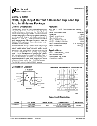 LM8272MMX Datasheet