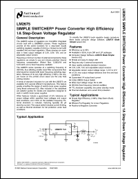 LM2675-5-0MDC Datasheet