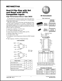 MC74HCT74ADR2 Datasheet