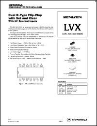 MC74LVX74D Datasheet