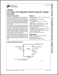 LM2750-5-0MDC Datasheet