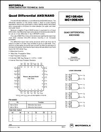 MC10E404FNR2 Datasheet