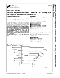 LM2795BLX Datasheet