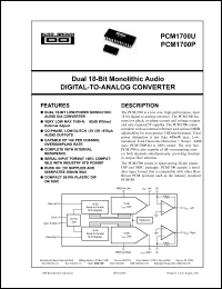 PCM1700U-J Datasheet