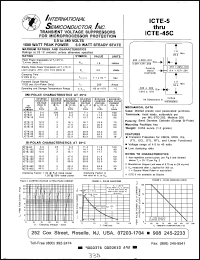 ICTE45C Datasheet
