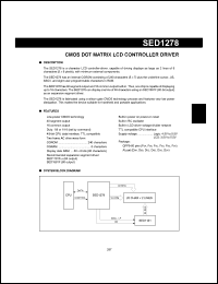 SED1278F Datasheet