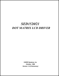 SED1520FAA Datasheet