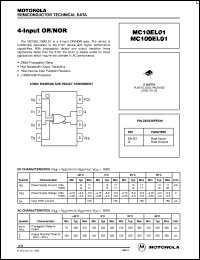 MC10EL01DR2 Datasheet