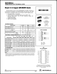 MC10H109MEL Datasheet