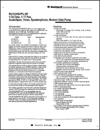 RCV336DPFL-SP Datasheet