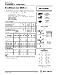 MC10H113MR1 Datasheet