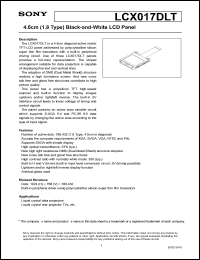 LCX017DLT Datasheet