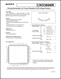 CXD3606R Datasheet