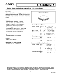 CXD3607R Datasheet