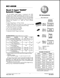 MC14093BDTEL Datasheet