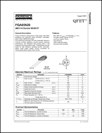FQA65N20 Datasheet