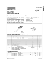 FQA9P25 Datasheet