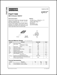 FQAF11N90 Datasheet