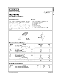 FQAF17P10 Datasheet
