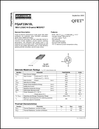 FQAF33N10L Datasheet