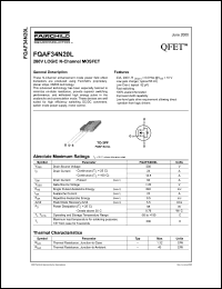 FQAF34N20L Datasheet
