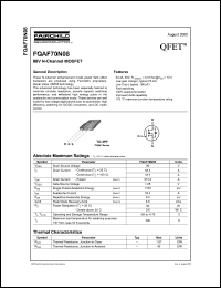 FQAF70N08 Datasheet
